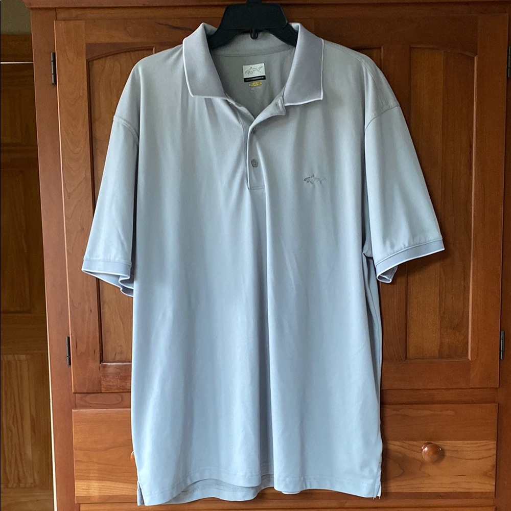 Greg Norman Gray Polo Shirt for Men
